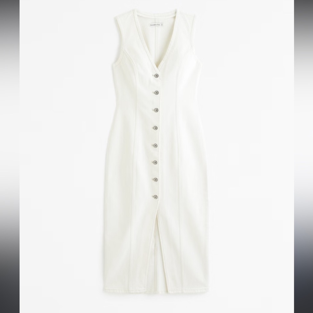 Abercrombie & Fitch Mara Vest Midi Dress